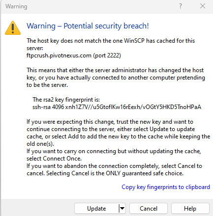 WinSCP Warning Message.png